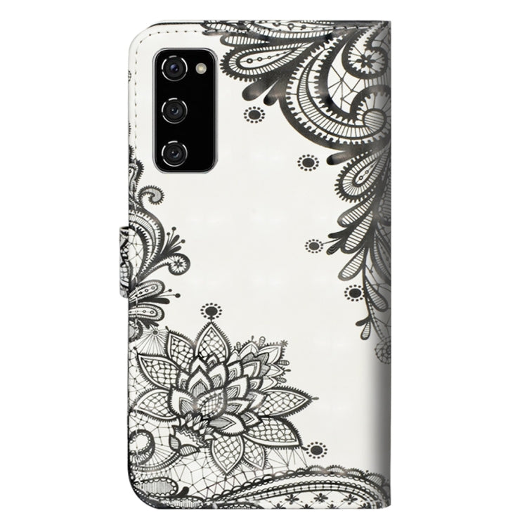 3D Painted Pattern Horizontal Flip TPU + PU Leather Case with Holder & Wallet & Card Slots & Lanyard