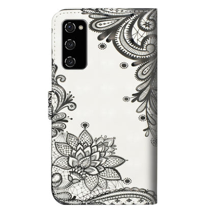 3D Painted Pattern Horizontal Flip TPU + PU Leather Case with Holder & Wallet & Card Slots & Lanyard