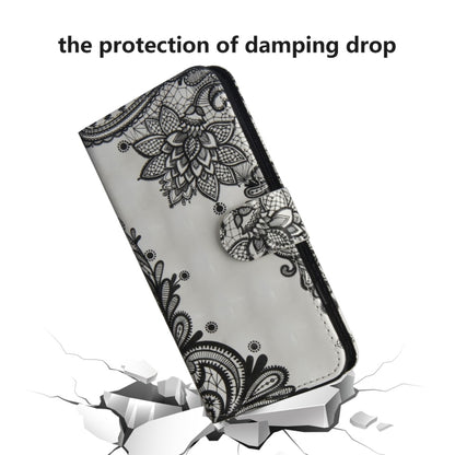 3D Painted Pattern Horizontal Flip TPU + PU Leather Case with Holder & Wallet & Card Slots & Lanyard