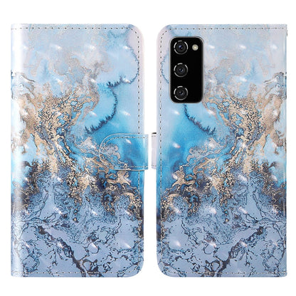3D Painted Pattern Horizontal Flip TPU + PU Leather Case with Holder & Card Slots & Wallet & Lanyard