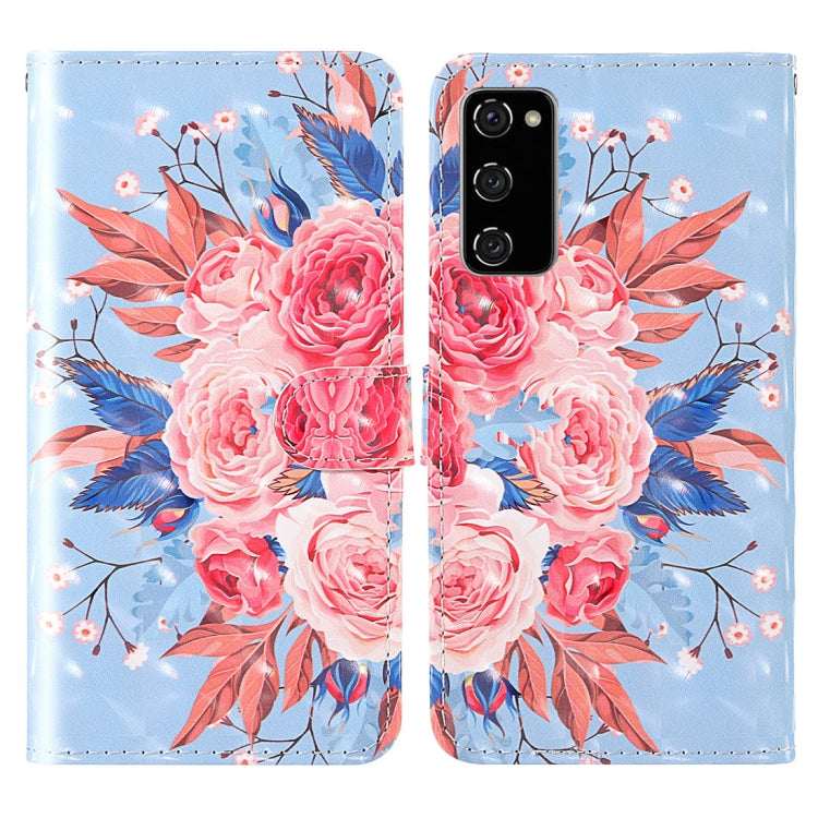 3D Painted Pattern Horizontal Flip TPU + PU Leather Case with Holder & Card Slots & Wallet & Lanyard