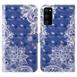 3D Painted Pattern Horizontal Flip TPU + PU Leather Case with Holder & Card Slots & Wallet & Lanyard