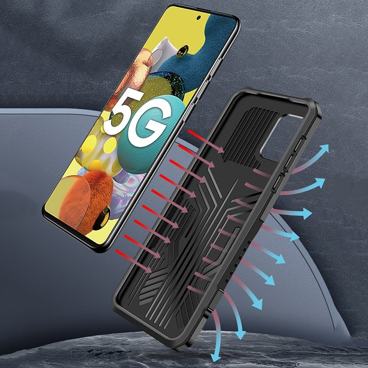 Machine Armor Warrior Shockproof PC + TPU Protective Case, For Samsung Galaxy A51 5G, For Samsung Galaxy M31s