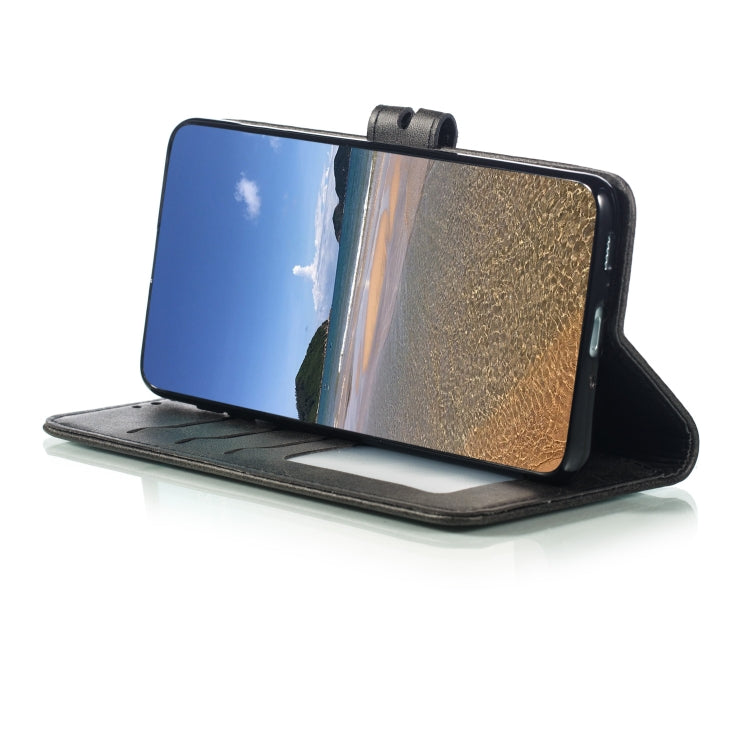 Embossed Happy Cat Pattern Horizontal Flip Leather Case with Holder & Card Slots & Wallet, For Samsung Galaxy S20 FE