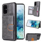 PU + TPU + PC  Shockproof Back Cover Case with Card Slot & Holder, For Samsung Galaxy Note20, For Samsung Galaxy Note20 Ultra, For Samsung Galaxy S20, For Samsung Galaxy S20 Plus, For Samsung Galaxy S20 Ultra