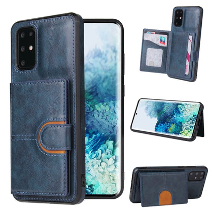 PU + TPU + PC  Shockproof Back Cover Case with Card Slot & Holder, For Samsung Galaxy Note20, For Samsung Galaxy Note20 Ultra, For Samsung Galaxy S20, For Samsung Galaxy S20 Plus, For Samsung Galaxy S20 Ultra