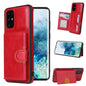 PU + TPU + PC  Shockproof Back Cover Case with Card Slot & Holder, For Samsung Galaxy Note20, For Samsung Galaxy Note20 Ultra, For Samsung Galaxy S20, For Samsung Galaxy S20 Plus, For Samsung Galaxy S20 Ultra
