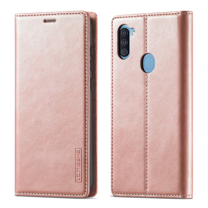 LC.IMEEK Strong Magnetism Ultra-thin Horizontal Flip Shockproof Matte TPU + PU Leather Case with Holder & Card Slots & Wallet, For Samsung Galaxy A11 / M11, For Samsung Galaxy A21s, For Samsung Galaxy A71 / M70s, For Samsung Galaxy A51 / M40s����������...