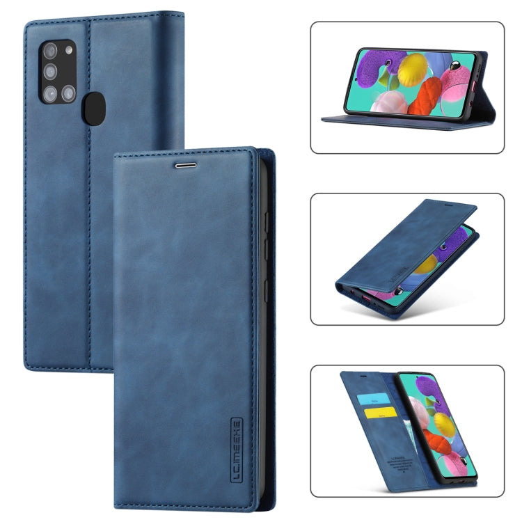 LC.IMEEK Strong Magnetism Ultra-thin Horizontal Flip Shockproof Matte TPU + PU Leather Case with Holder & Card Slots & Wallet, For Samsung Galaxy A11 / M11, For Samsung Galaxy A21s, For Samsung Galaxy A71 / M70s, For Samsung Galaxy A51 / M40s����������...