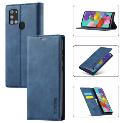 LC.IMEEK Strong Magnetism Ultra-thin Horizontal Flip Shockproof Matte TPU + PU Leather Case with Holder & Card Slots & Wallet, For Samsung Galaxy A11 / M11, For Samsung Galaxy A21s, For Samsung Galaxy A71 / M70s, For Samsung Galaxy A51 / M40s����������...