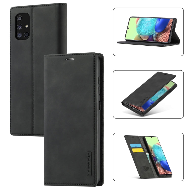LC.IMEEK Strong Magnetism Ultra-thin Horizontal Flip Shockproof Matte TPU + PU Leather Case with Holder & Card Slots & Wallet, For Samsung Galaxy A11 / M11, For Samsung Galaxy A21s, For Samsung Galaxy A71 / M70s, For Samsung Galaxy A51 / M40s����������...