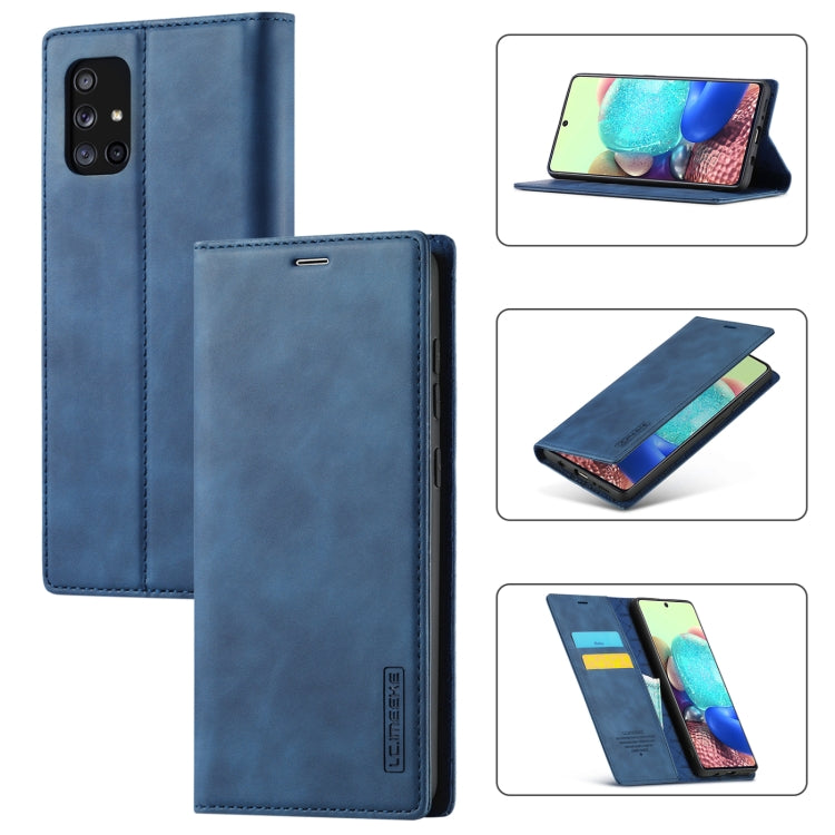 LC.IMEEK Strong Magnetism Ultra-thin Horizontal Flip Shockproof Matte TPU + PU Leather Case with Holder & Card Slots & Wallet, For Samsung Galaxy A11 / M11, For Samsung Galaxy A21s, For Samsung Galaxy A71 / M70s, For Samsung Galaxy A51 / M40s����������...