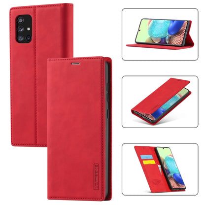 LC.IMEEK Strong Magnetism Ultra-thin Horizontal Flip Shockproof Matte TPU + PU Leather Case with Holder & Card Slots & Wallet, For Samsung Galaxy A11 / M11, For Samsung Galaxy A21s, For Samsung Galaxy A71 / M70s, For Samsung Galaxy A51 / M40s����������...