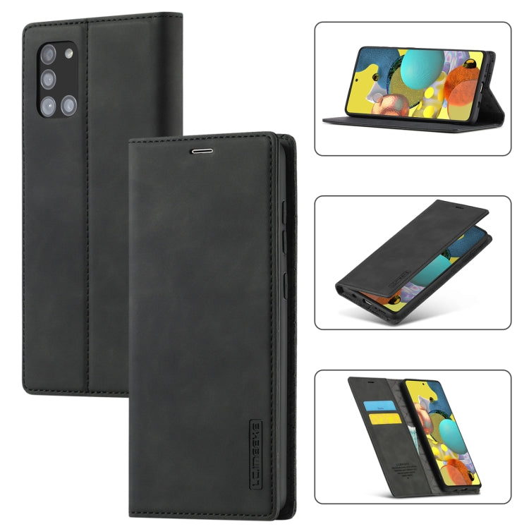 LC.IMEEK Strong Magnetism Ultra-thin Horizontal Flip Shockproof Matte TPU + PU Leather Case with Holder & Card Slots & Wallet, For Samsung Galaxy A11 / M11, For Samsung Galaxy A21s, For Samsung Galaxy A71 / M70s, For Samsung Galaxy A51 / M40s����������...