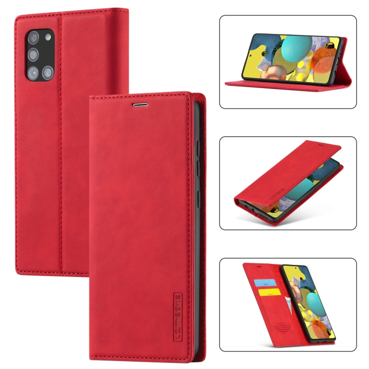 LC.IMEEK Strong Magnetism Ultra-thin Horizontal Flip Shockproof Matte TPU + PU Leather Case with Holder & Card Slots & Wallet, For Samsung Galaxy A11 / M11, For Samsung Galaxy A21s, For Samsung Galaxy A71 / M70s, For Samsung Galaxy A51 / M40s����������...