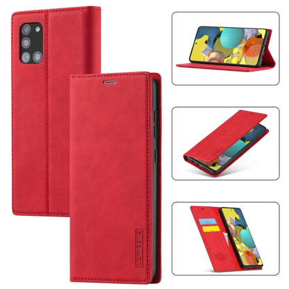 LC.IMEEK Strong Magnetism Ultra-thin Horizontal Flip Shockproof Matte TPU + PU Leather Case with Holder & Card Slots & Wallet, For Samsung Galaxy A11 / M11, For Samsung Galaxy A21s, For Samsung Galaxy A71 / M70s, For Samsung Galaxy A51 / M40s����������...