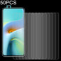 For Motorola Moto G9 Play 50 PCS 0.26mm 9H 2.5D Tempered Glass Film