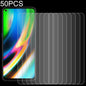 For Motorola Moto G9 Play 50 PCS 0.26mm 9H 2.5D Tempered Glass Film