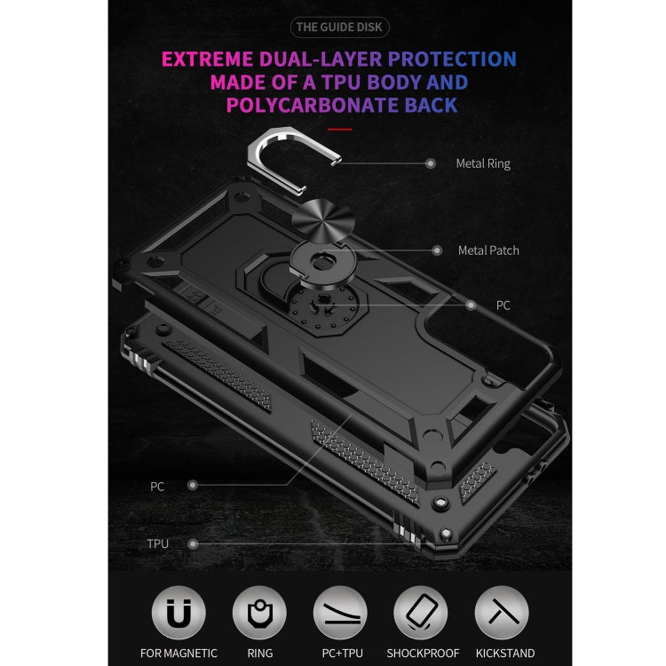 Shockproof TPU + PC Protective Case with 360 Degree Rotating Holder, For Samsung Galaxy S21+ 5G
