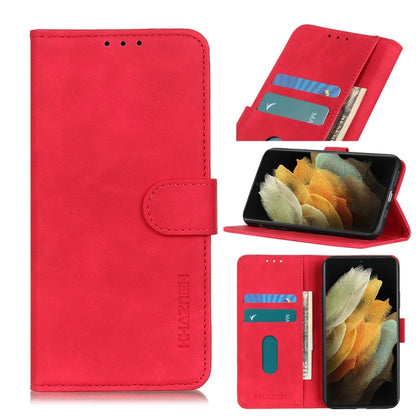 KHAZNEH Retro Texture PU + TPU Horizontal Flip Leather Case with Holder & Card Slots & Wallet, For Huawei Nova 8 SE, For Samsung Galaxy S21 5G, For Samsung Galaxy S21 Plus 5G, For Samsung Galaxy S30 Ultra, For Samsung Galaxy S21 Ultra 5G