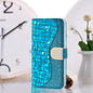 Laser Glitter Powder Matching Crocodile Texture Horizontal Flip Leather Case with Card Slots & Holder & Wallet, For Samsung Galaxy M51, For Samsung Galaxy S20 FE