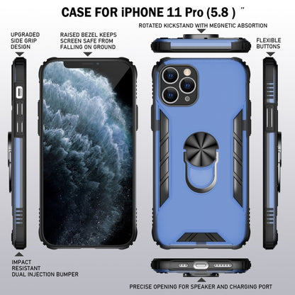 Magnetic Frosted PC + Matte TPU Shockproof Case with Ring Holder, For iPhone 11 Pro, For iPhone 11, For iPhone 11 Pro Max, For iPhone XS / X, For iPhone XS Max, For iPhone XR, For Samsung Galaxy Note20, For Samsung Galaxy Note20 Ultra
