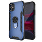 Magnetic Frosted PC + Matte TPU Shockproof Case with Ring Holder, For iPhone 11 Pro, For iPhone 11, For iPhone 11 Pro Max, For iPhone XS / X, For iPhone XS Max, For iPhone XR, For Samsung Galaxy Note20, For Samsung Galaxy Note20 Ultra