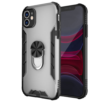 Magnetic Frosted PC + Matte TPU Shockproof Case with Ring Holder, For iPhone 11 Pro, For iPhone 11, For iPhone 11 Pro Max, For iPhone XS / X, For iPhone XS Max, For iPhone XR, For Samsung Galaxy Note20, For Samsung Galaxy Note20 Ultra