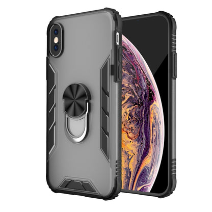 Magnetic Frosted PC + Matte TPU Shockproof Case with Ring Holder, For iPhone 11 Pro, For iPhone 11, For iPhone 11 Pro Max, For iPhone XS / X, For iPhone XS Max, For iPhone XR, For Samsung Galaxy Note20, For Samsung Galaxy Note20 Ultra