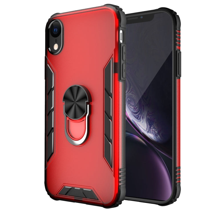 Magnetic Frosted PC + Matte TPU Shockproof Case with Ring Holder, For iPhone 11 Pro, For iPhone 11, For iPhone 11 Pro Max, For iPhone XS / X, For iPhone XS Max, For iPhone XR, For Samsung Galaxy Note20, For Samsung Galaxy Note20 Ultra