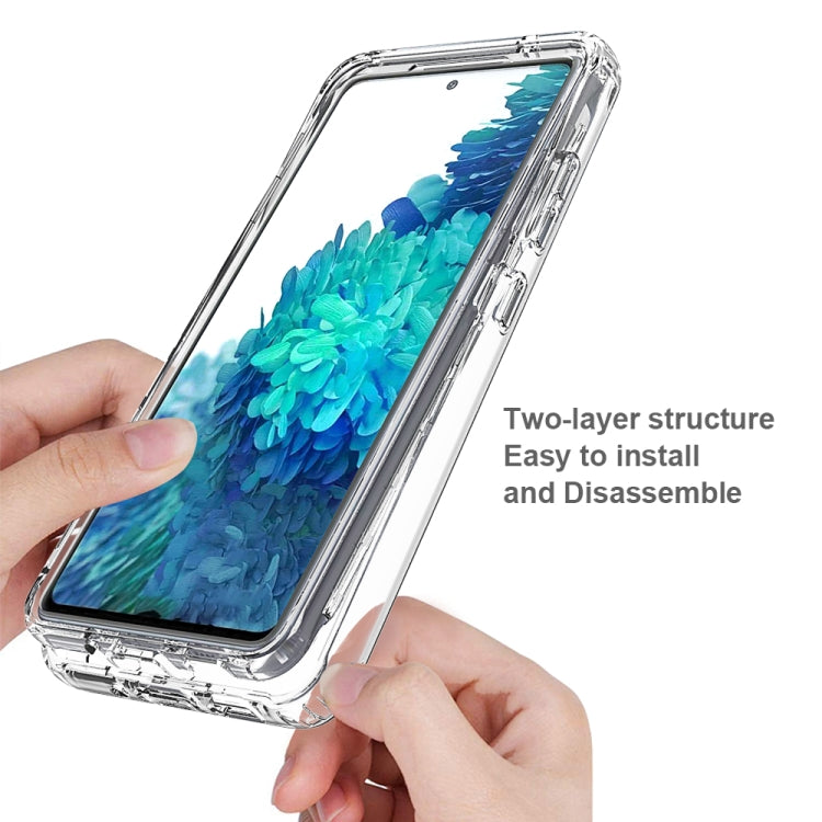 Shockproof  High Transparency Two-color Gradual Change PC+TPU Candy Colors Protective Case, For Samsung Galaxy S20 FE