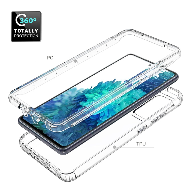 Shockproof  High Transparency Two-color Gradual Change PC+TPU Candy Colors Protective Case, For Samsung Galaxy S20 FE