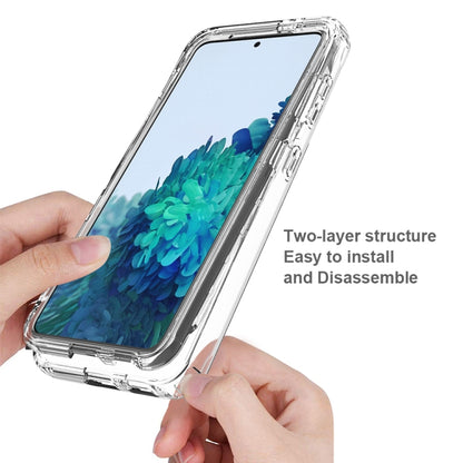 Shockproof  High Transparency Two-color Gradual Change PC+TPU Candy Colors Protective Case, For Samsung Galaxy S21 5G