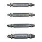 4 in 1 Screw Extractor Drill Bits Tool Broken Bolt Remover(1#, 2#, 3#, 4#), with Plastic Case