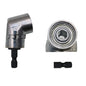 105 Degree Right Angle Drill Driver Bit Extension Power Drill Tool 7mm Hex Magnetic Power Screwdriver Socket Adaptor, Short Type, Long Type