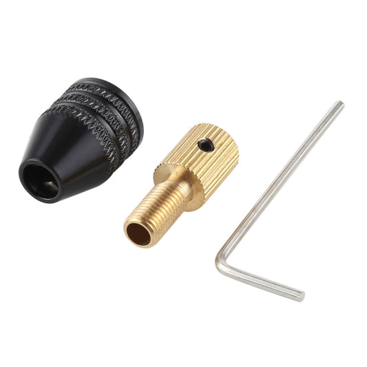 WLXY DIY003 0.5-3mm Mini Electric Grinder Drill Chuck Drill Shaft with Wrench, 3.17mm Inner Hole, WL-DIY003 3.17mm