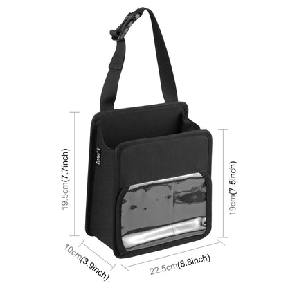 FUNADD Portable Folding Car Back Seat Hook Storage Box