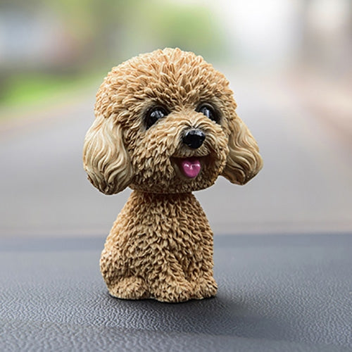 Shaking Head Dog Car Ornaments Resins Lovely Cartoon Dog New Year Gifts with Double-sided Adhesive Tape, Pomeranian Cartoon Dog, Inu Cartoon Dog, Bulldog Cartoon Dog, Husky Dog Cartoon Dog, Corgi Dog Cartoon Dog, White Teddy Cartoon Dog����������������...