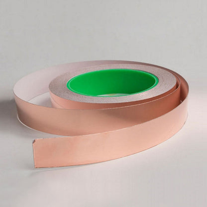 Pure Copper Double-sided Conductive Copper Foil Tape Signal Masking Tape, Size: 20m x 6mm, Size: 20m x 6mm
