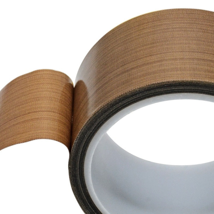 Teflon High Temperature Resistant Cloth Tape Sealing Machine Heat Insulation Tape, Size: 10m x 30mm, Size: 10m x 30mm