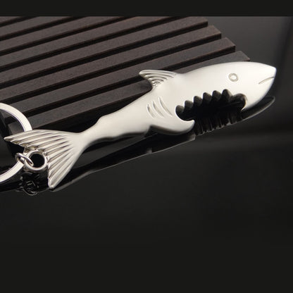 5 PCS Multi-function Shark Bottle Opener Key Chain Car Key Pendant, Size: 13.5x3cm, Shark shape