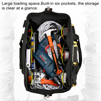 Multi-function Oxford Cloth Cloth Bottom Electrician Belt Pouch Maintenance Tools Handbag Shoulder Bag Convenient Tool Bag, Size : 13 inch, Size : 13 inch