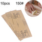 10pcs Grit 150 Wet And Dry Polishing Grinding Sandpaper，Size: 23 x 9cm, Grit 150