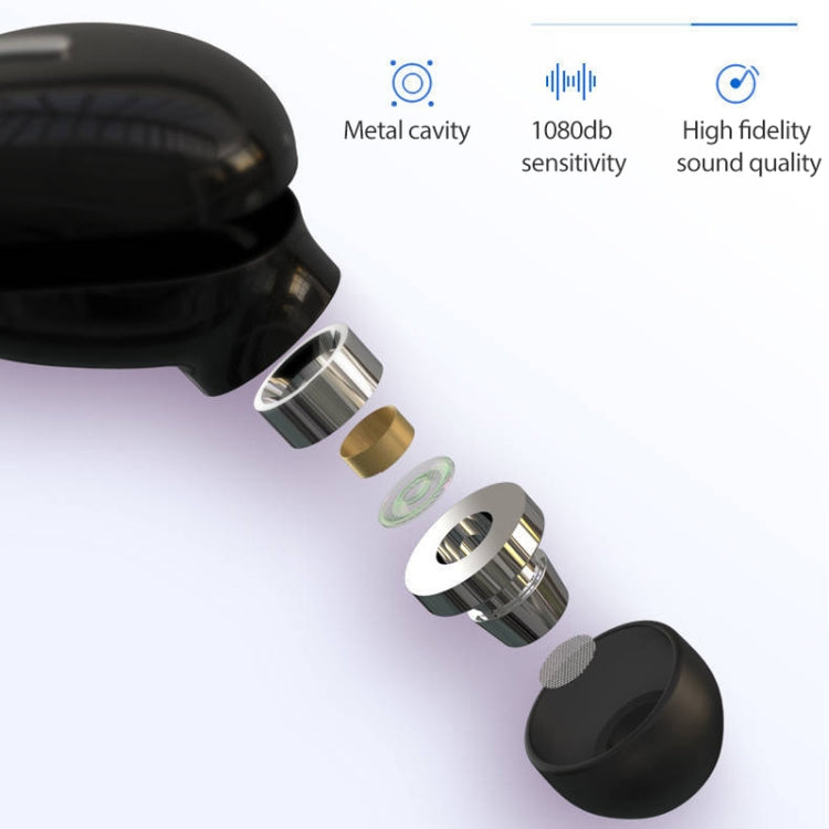 X9 Wireless Bluetooth 5.0 Mini In-Ear Unilateral Earphone, X9 Black, X9 White