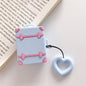 Wireless Earphones Shockproof Candy Colored Suitcase Silicone Protective Case for Apple AirPods 1 / 2, Apricot, Yellow, Orange, Pink, Green, Blue