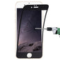 0.1mm 9H Full Screen Flexible Fiber Tempered Glass Film for iPhone 6 Plus & 6s Plus, For iPhone 6P & 6sP Black