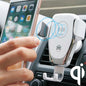 C6 Gravity Induction Car Qi Wireless Charger Fast Charging Air Vent Phone Holder