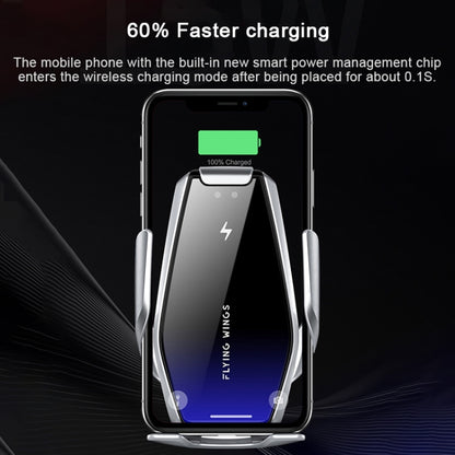 S7 15W QI 360 Degree Rotatable Infrared Induction Car Air Outlet Wireless Charging Mobile Phone Holder for 4.0-6.5 inch Mobile Phones