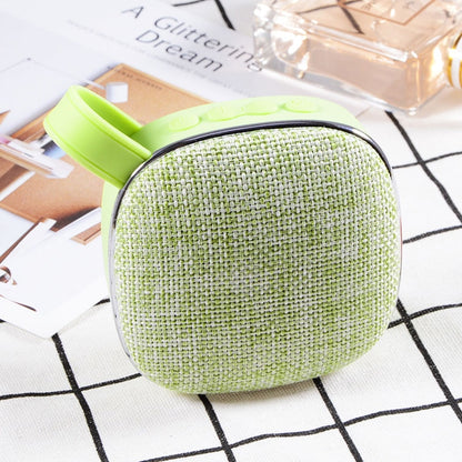 X25new Cloth Texture Square Portable Mini Bluetooth Speaker, Support Hands-free Call & TF Card & AUX, X25new Orange, X25new Green, X25new Grey, X25new Blue