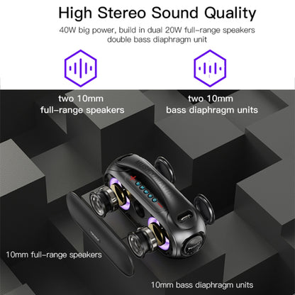 Yesido YSW19 Colorful RGB Portable Outdoor Bluetooth Speaker